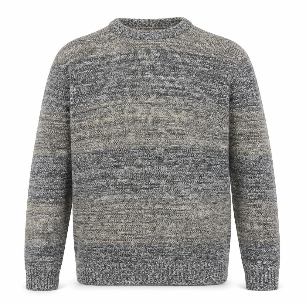 Mens UK Size L Mantaray Grey Pullover Jumper