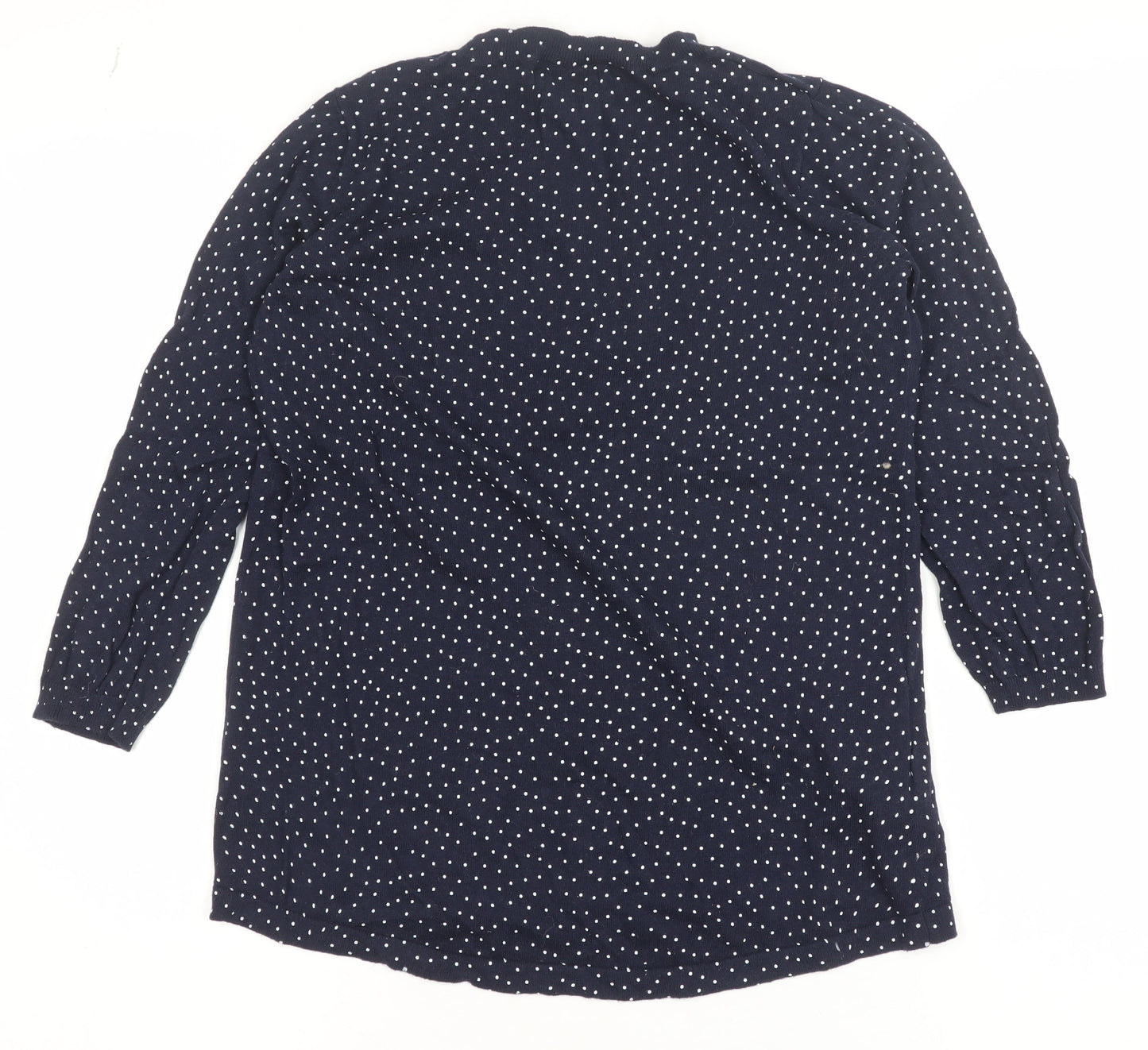 Womens UK Size S Mango Blue Pullover Jumper