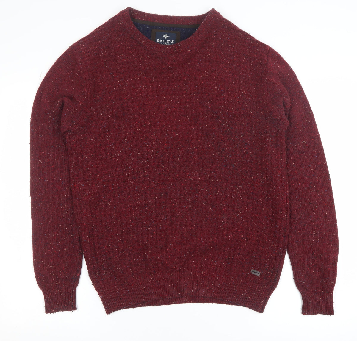 Mens UK Size L Baileys Red Pullover Jumper
