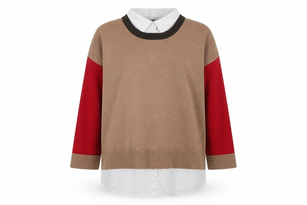 Womens UK Size 16 NEXT Beige Pullover Jumper