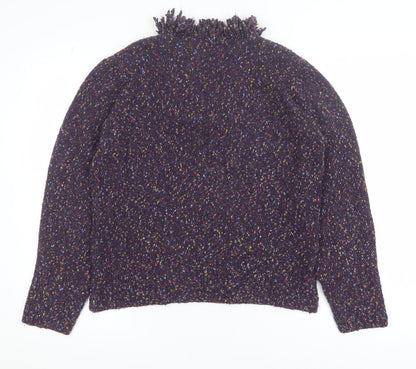 Womens UK Size XL Marks and Spencer Purple Pullover Jumper