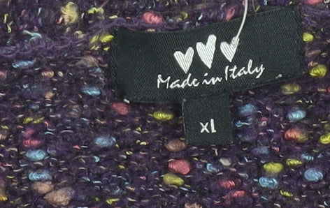 Womens UK Size XL Marks and Spencer Purple Pullover Jumper