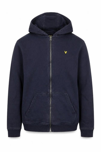 Boys UK Size 14-15 Years Lyle & Scott Blue Full Zip Hoodie