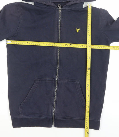 Boys UK Size 14-15 Years Lyle & Scott Blue Full Zip Hoodie