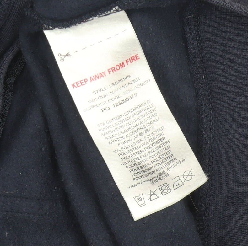 Boys UK Size 14-15 Years Lyle & Scott Blue Full Zip Hoodie