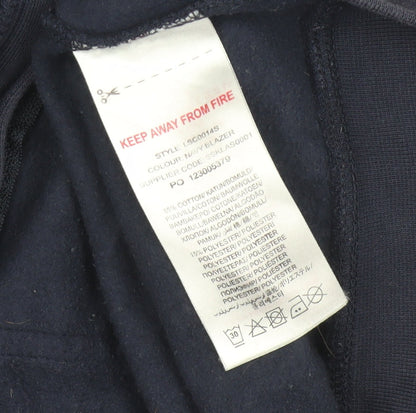 Boys UK Size 14-15 Years Lyle & Scott Blue Full Zip Hoodie