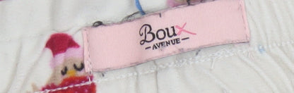 Boux Avenue Women’s White Christmas Robin Print Pyjama Pants UK 10
