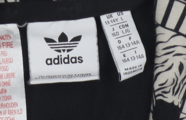 Girls UK Size 13-14 Years adidas Black Pullover Hoodie