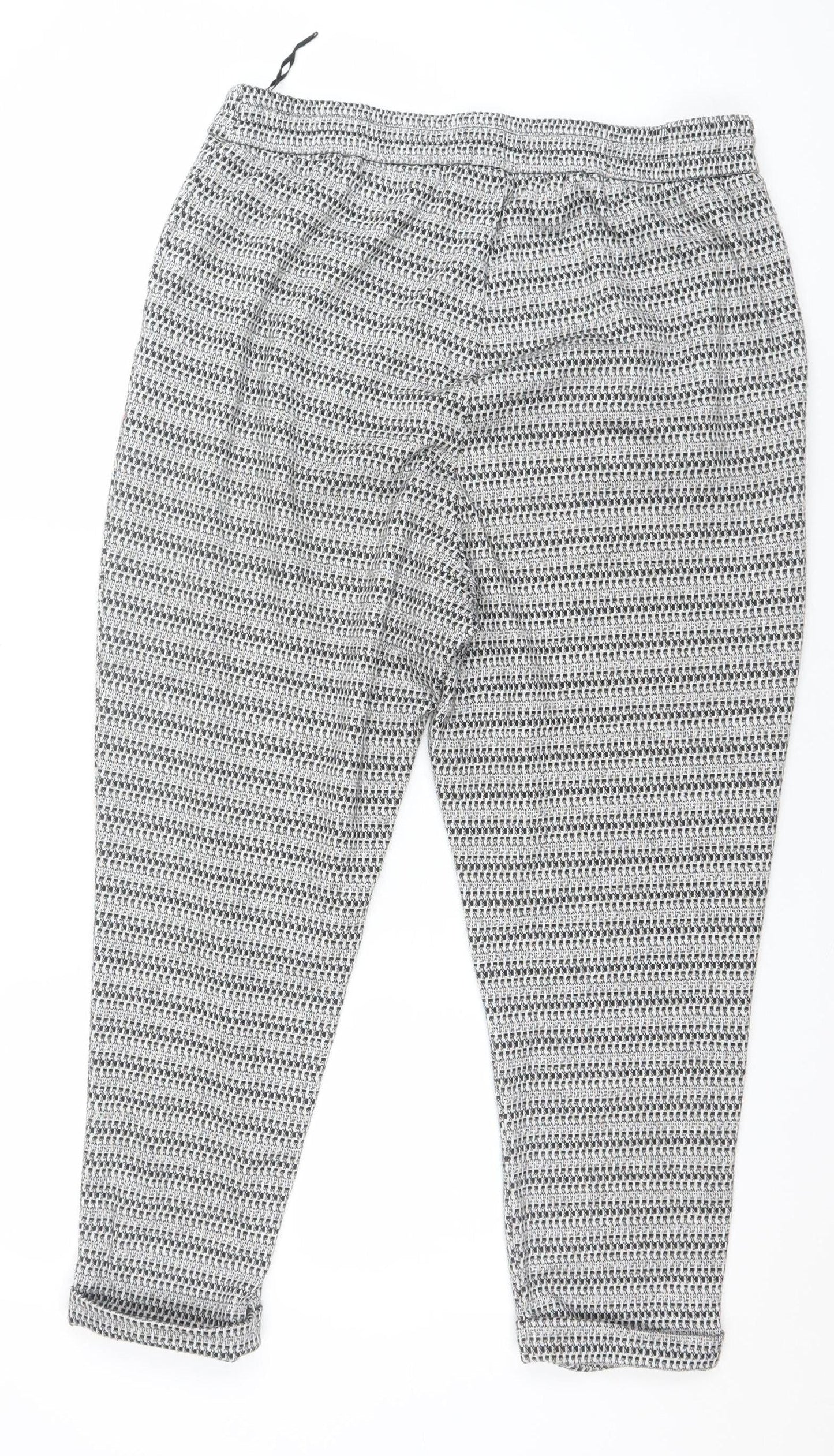 Womens UK Size 18 F&F Regular Fit Casual Workwear Grey Trousers