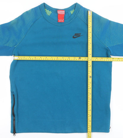 Mens UK Size L Nike Blue Pullover Sweatshirt