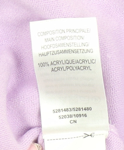 Womens UK Size M Damart Purple Pullover Jumper