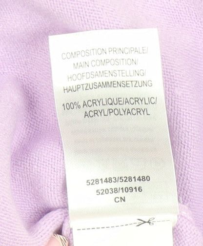 Womens UK Size M Damart Purple Pullover Jumper
