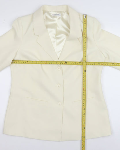 Womens UK Size 14 Damart Regular Ivory Blazer