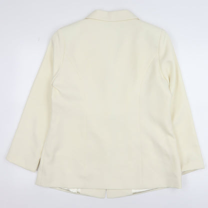 Womens UK Size 14 Damart Regular Ivory Blazer
