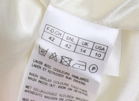 Womens UK Size 14 Damart Regular Ivory Blazer