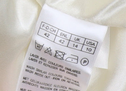 Womens UK Size 14 Damart Regular Ivory Blazer