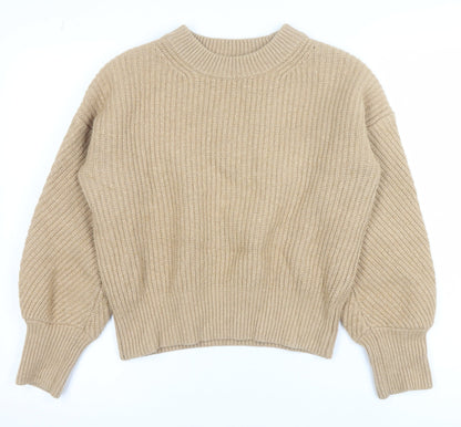 Womens UK Size S Madewell Beige Pullover Jumper