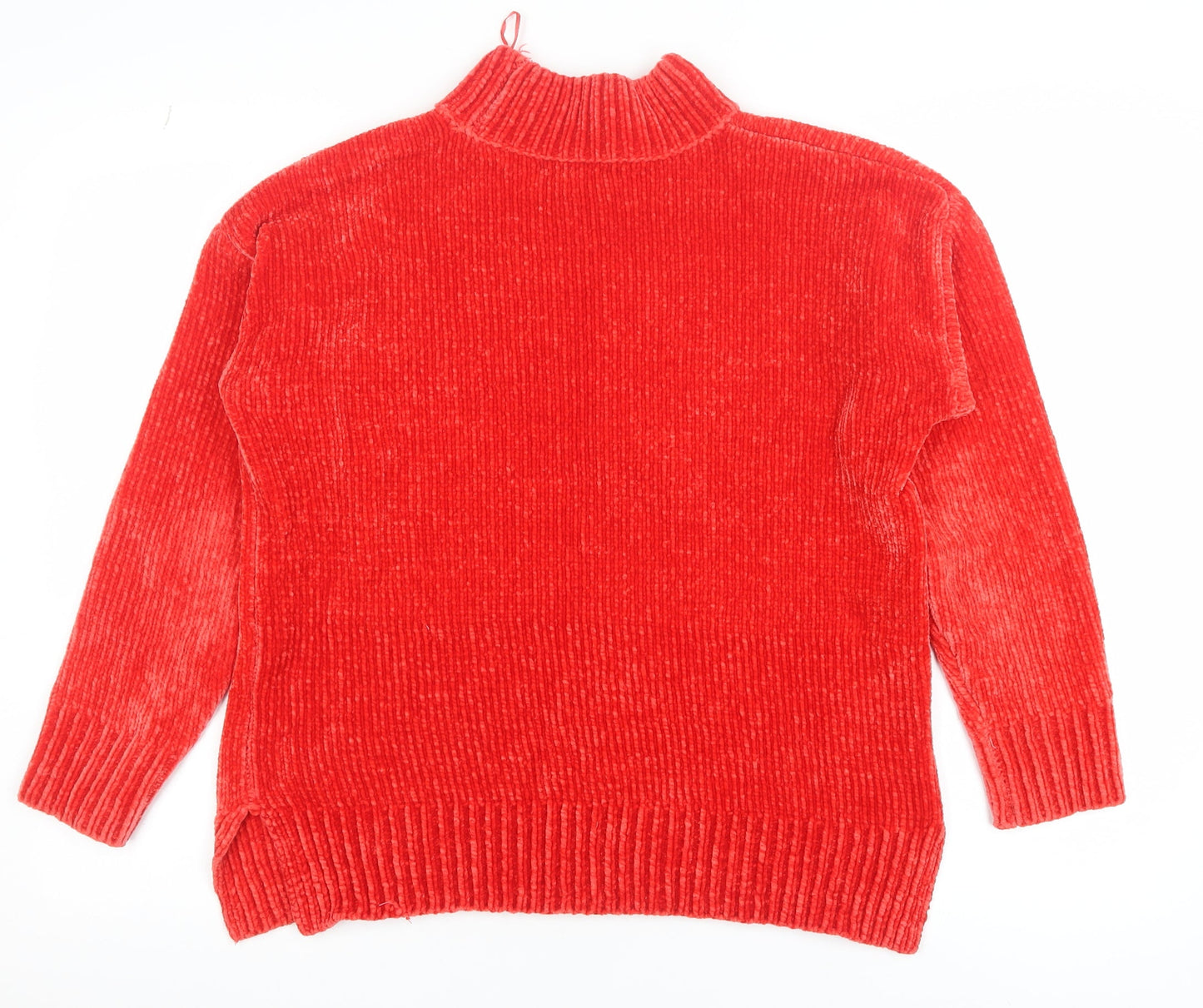 Womens UK Size 8 F&F Red Pullover Jumper
