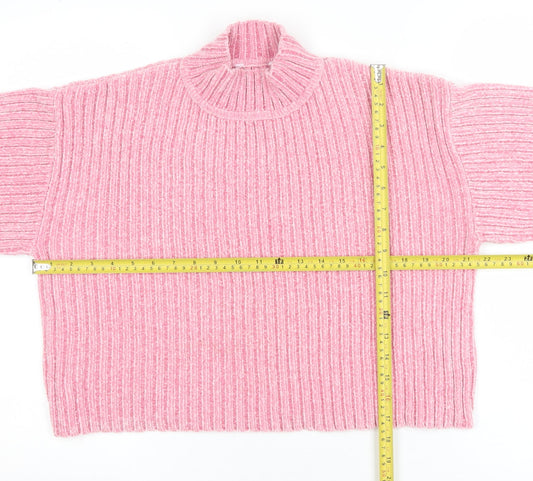 Womens UK Size S Pep&Co Pink Pullover Jumper