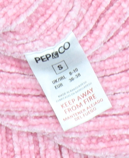Womens UK Size S Pep&Co Pink Pullover Jumper