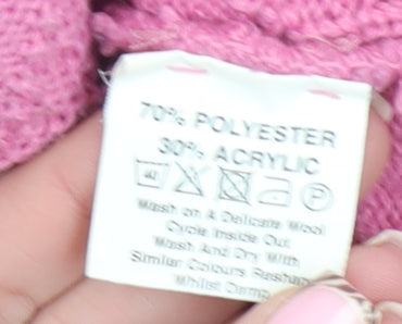 Girls UK Size 10-12 Years Beaumonde Pink Cardigan Jumper
