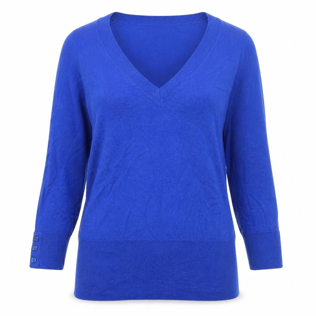 Womens UK Size 12 Select Blue Pullover Jumper