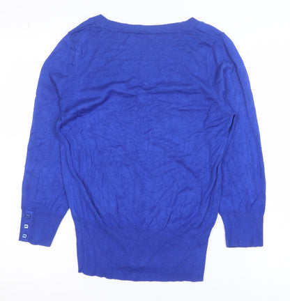Womens UK Size 12 Select Blue Pullover Jumper