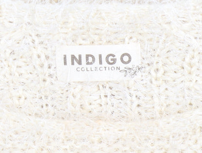 Marks and Spencer Women’s Ivory Cable-Knit Pullover Jumper Size 14