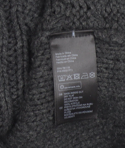 Womens UK Size 12 H&M Black Pullover Jumper
