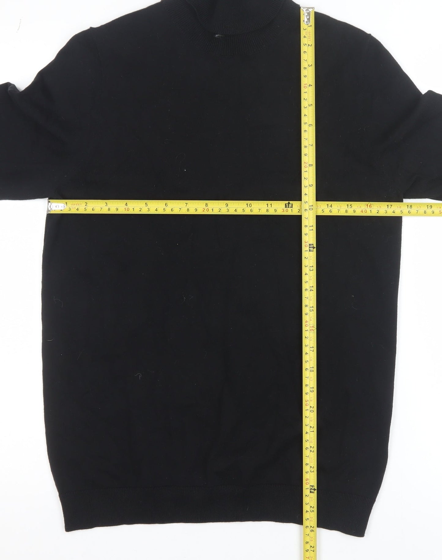 Womens UK Size S Marks and Spencer Black Pullover Jumper