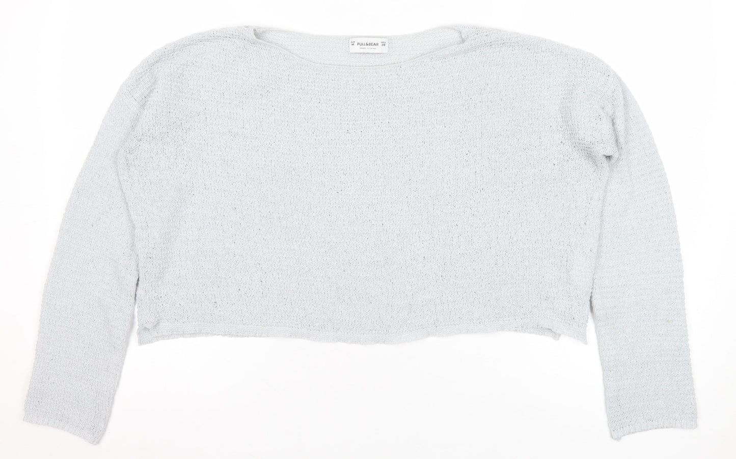 Womens UK Size 12 Pull&Bear Grey Pullover Jumper