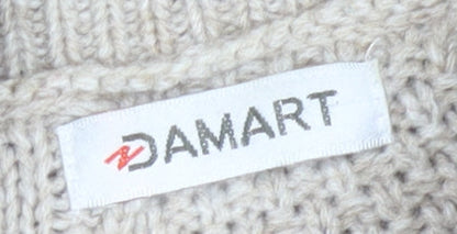 Mens UK Size M Damart Beige Cardigan Jumper