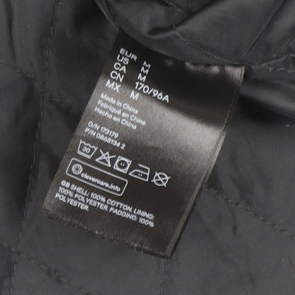 Womens UK Size M H&M Black Parka Coat
