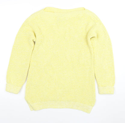 Womens UK Size S Marks and Spencer Yellow Pullover Jumper