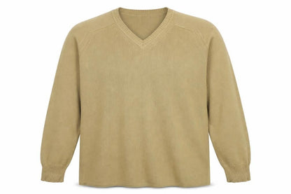 Gap Mens Beige XL Cotton V-Neck Knit Jumper