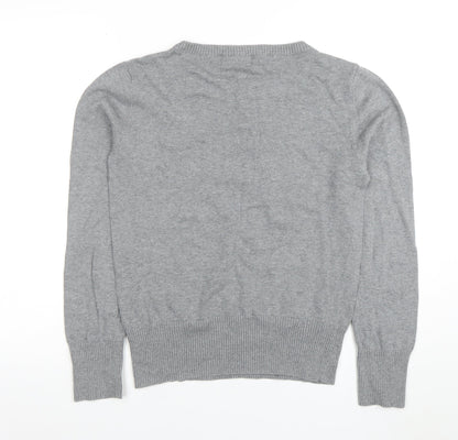 Womens UK Size 14 Louche Grey Pullover Jumper