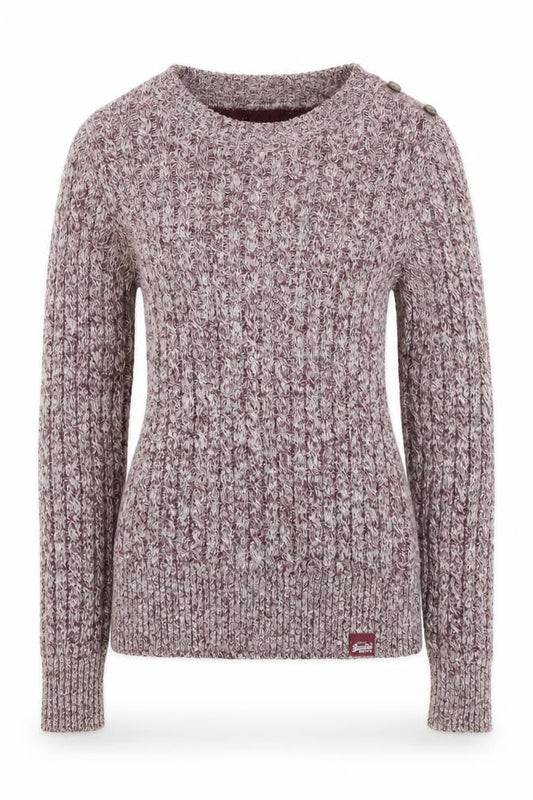 Womens UK Size 2XS Superdry Brown Pullover Jumper