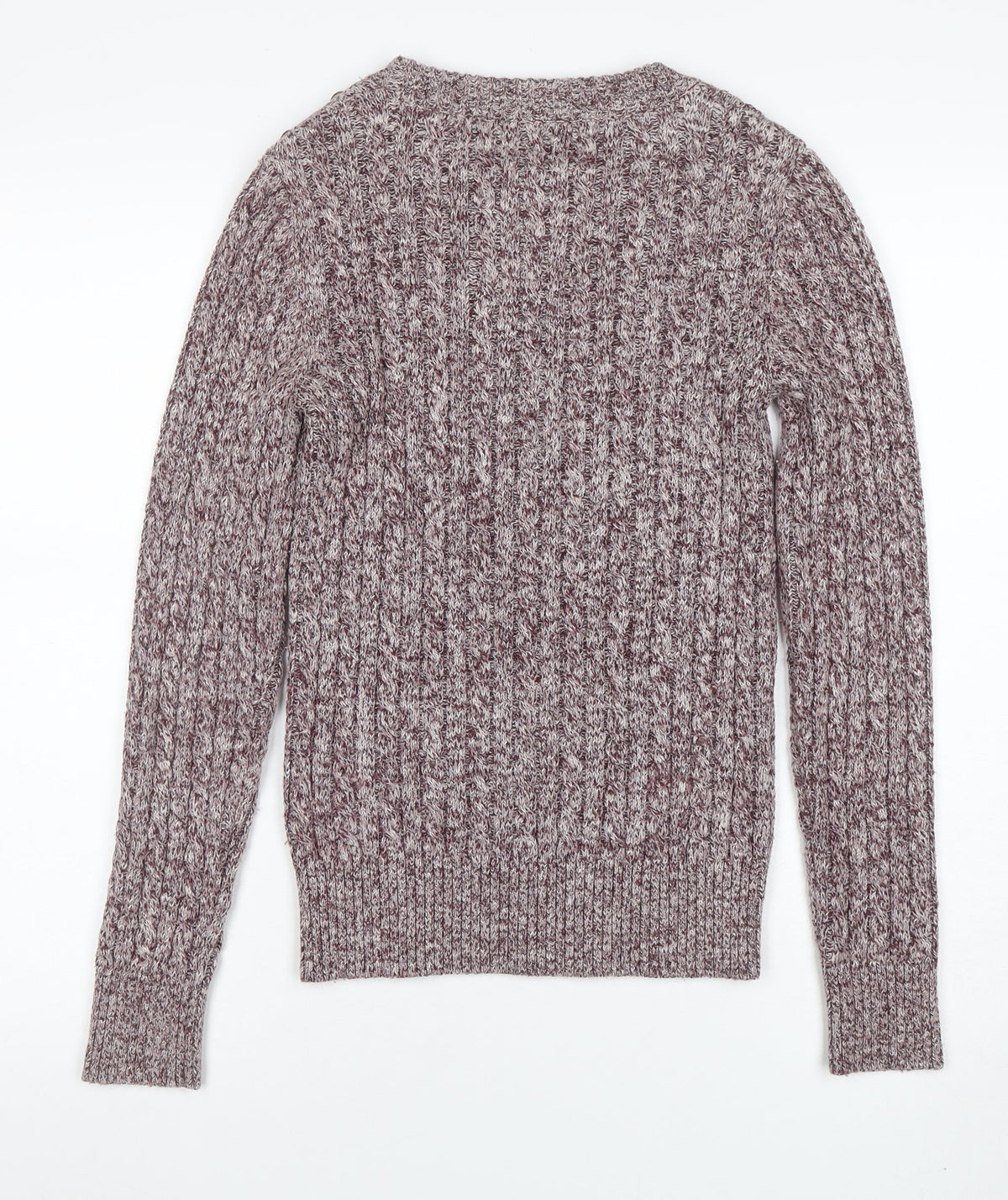 Womens UK Size 2XS Superdry Brown Pullover Jumper