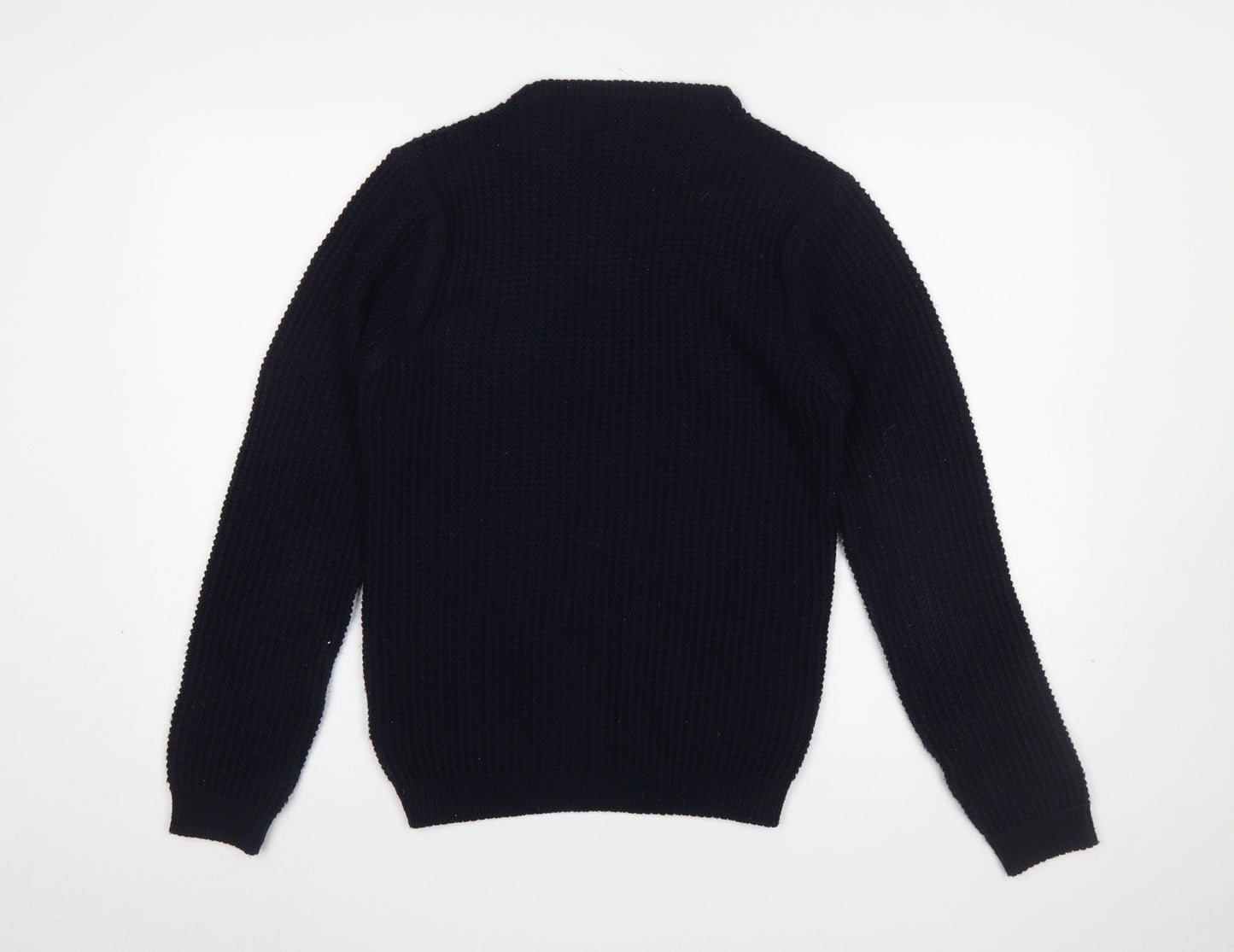 Mens UK Size S Zara Man Blue Pullover Jumper
