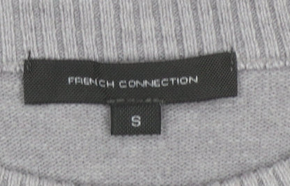 Womens UK Size S French Connection Grey Pullover Jumper
