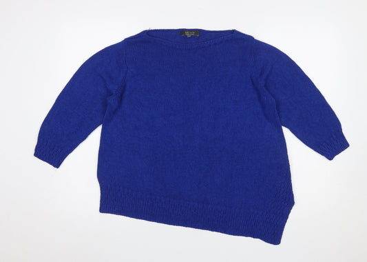 Womens UK Size 20 Marks and Spencer Blue Pullover Jumper
