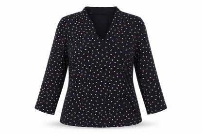 Womens UK Size M Hobbs Black Wrap Blouse