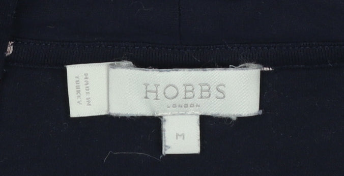 Womens UK Size M Hobbs Black Wrap Blouse