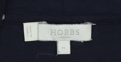 Womens UK Size M Hobbs Black Wrap Blouse