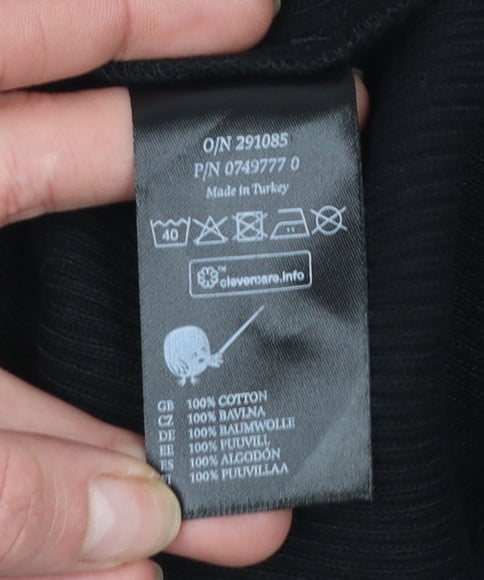Womens UK Size L Monki Black Cardigan Jumper