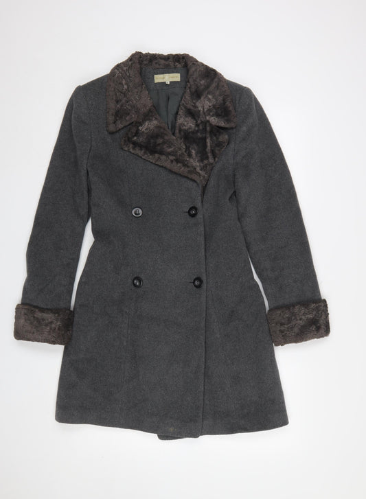 Womens UK Size 10 fe.male @ Jenners Grey Overcoat