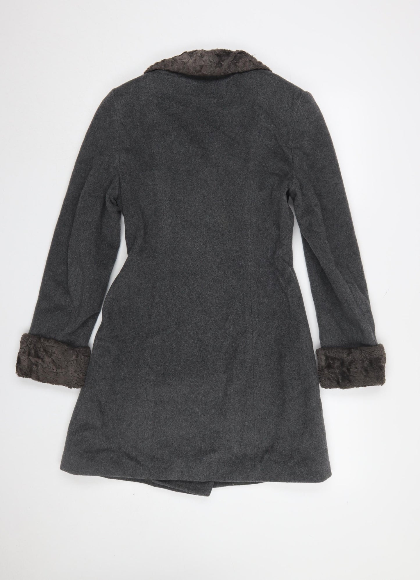 Womens UK Size 10 fe.male @ Jenners Grey Overcoat