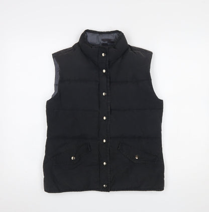 United Colors of Benetton Women's Black Puffer Waistcoat S