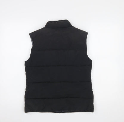 United Colors of Benetton Women's Black Puffer Waistcoat S
