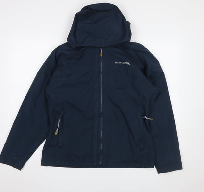 Womens UK Size M Trespass Blue Rain Coat